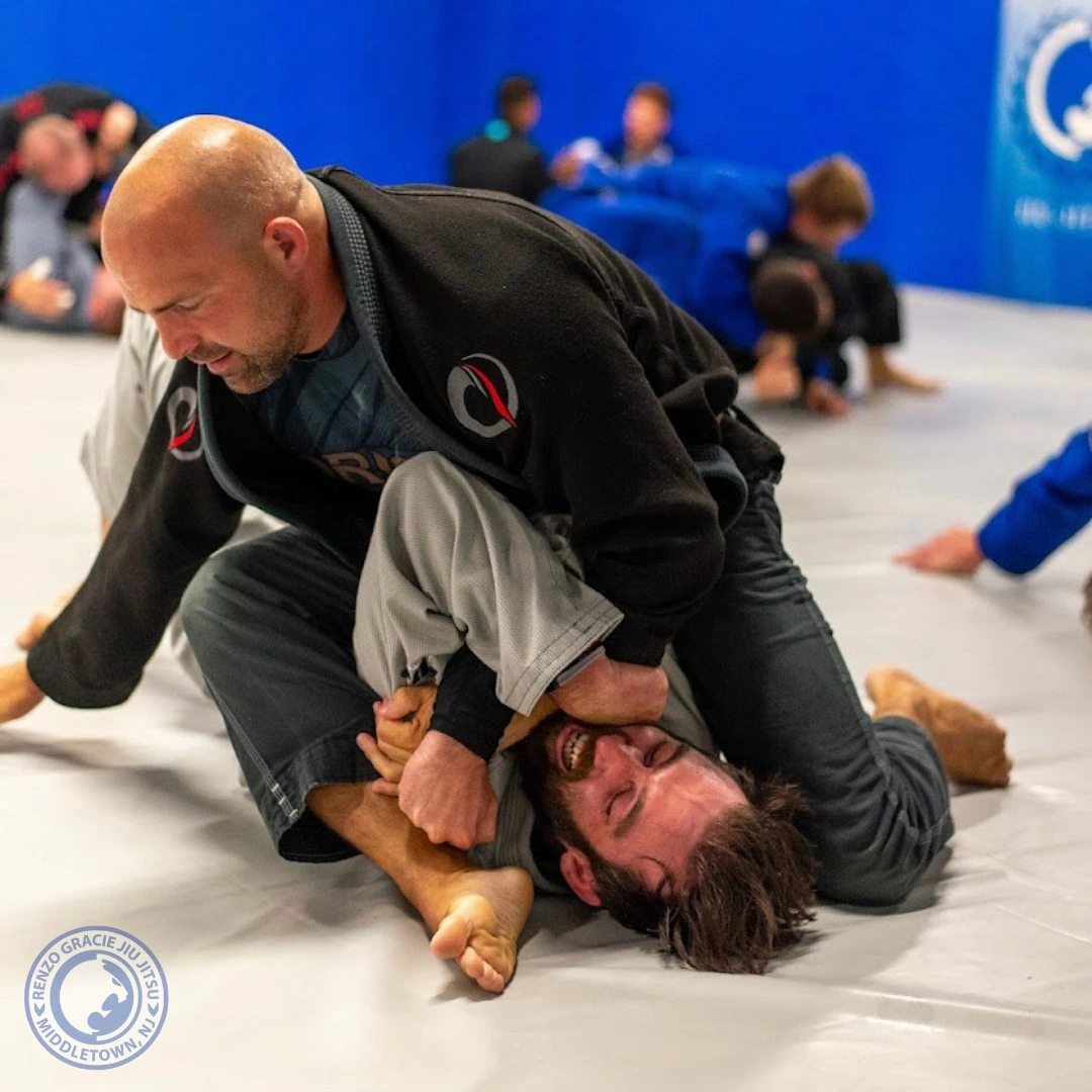 Adult Gi rolling at Renzo Gracie Middletown